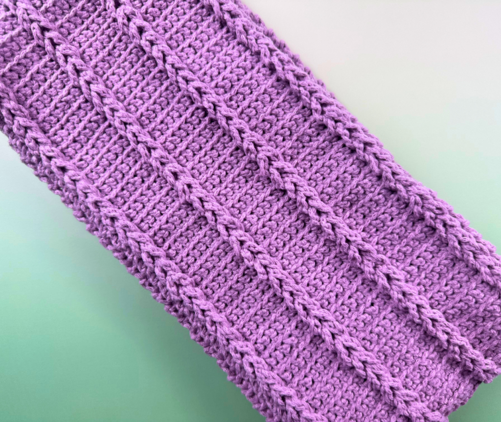 Braided Crochet Scarf