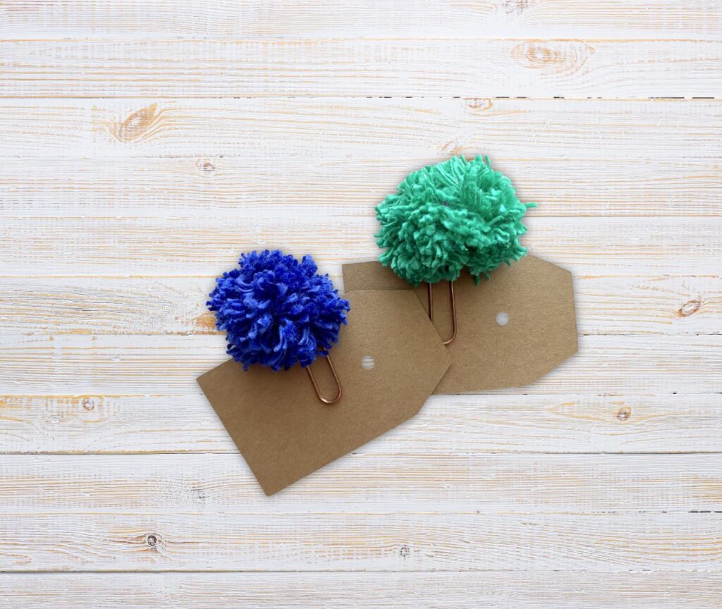 Crochet Pom Clips