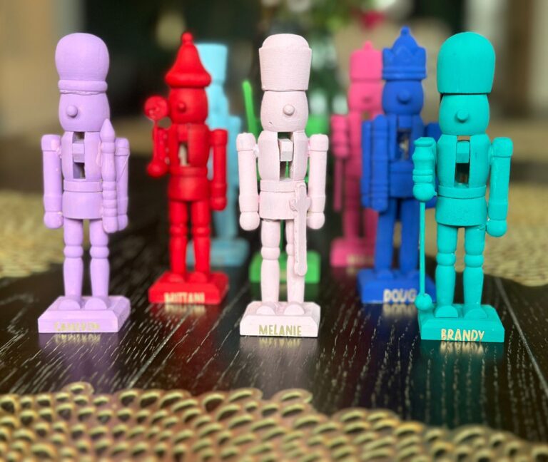 DIY Nutcracker Place cards