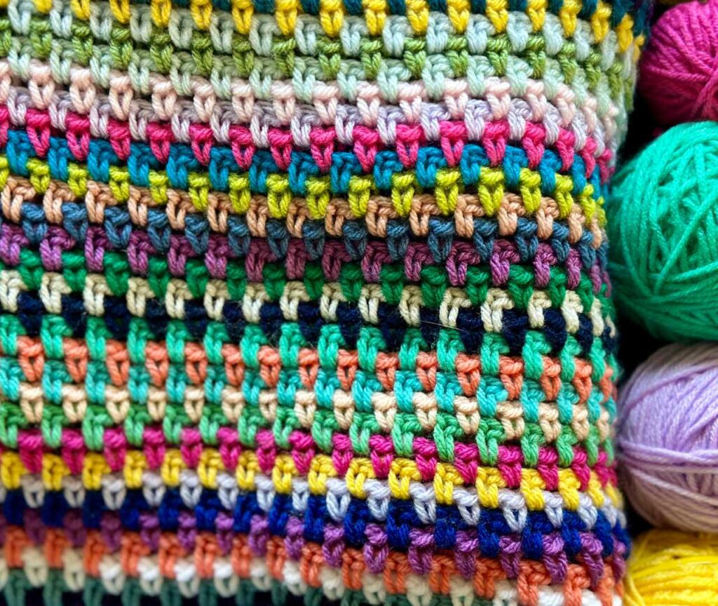 How to Crochet the Moss Stitch