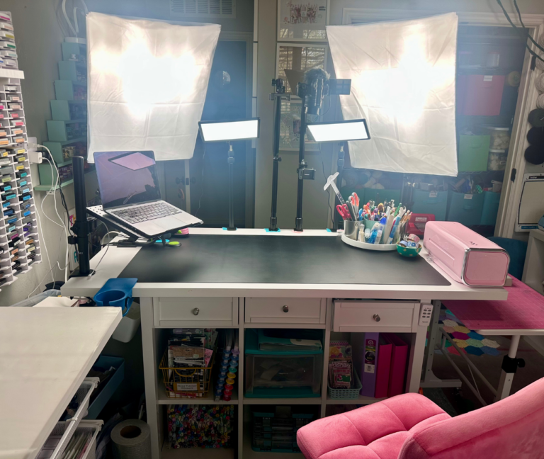 How to Film Craft Videos: My Simple Craft Video Setup That Actually Works